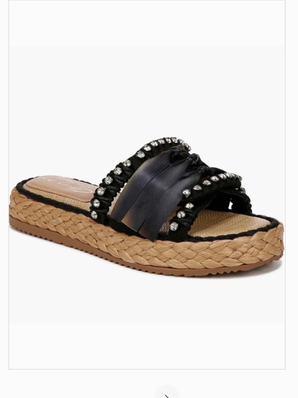 Circus NY by Sam Edelman Wyatt Slide Sandal Black SZ 9.5